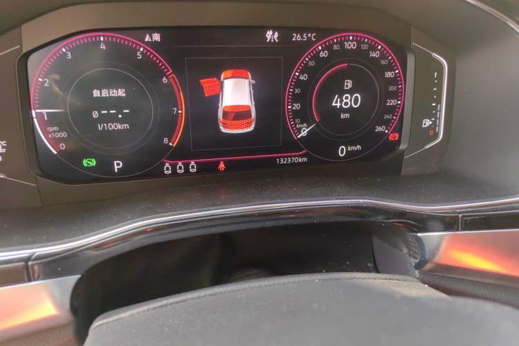 Used Volkswagen Teramont X 2019 380TSI Four-Wheel Drive Prestige Luxury Edition Odometer Close Up