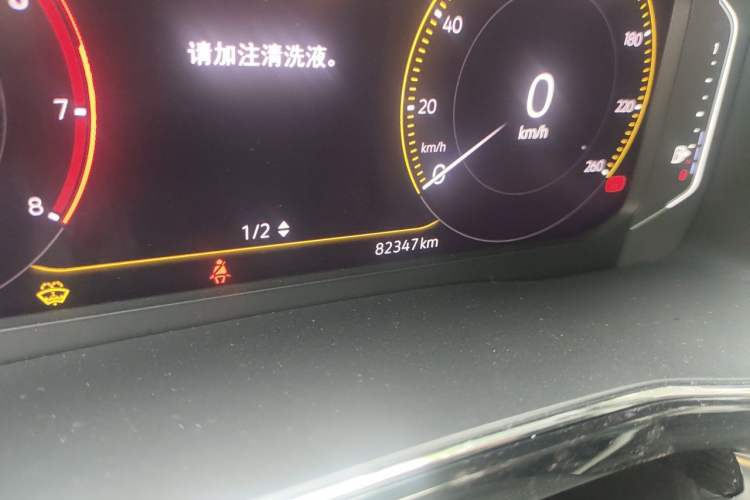 Used Volkswagen Teramont X 2019 380TSI Four-Wheel Drive Luxury Edition Odometer Close Up