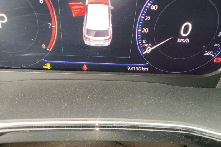 Used Volkswagen Teramont X 2019 380TSI Four-Wheel Drive Prestige Luxury Edition Odometer Close Up