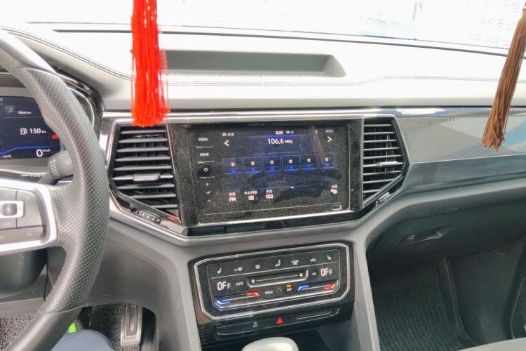 Used Volkswagen Teramont X 2019 380TSI Four-Wheel Drive Prestige Luxury Edition Audio And AC Panel