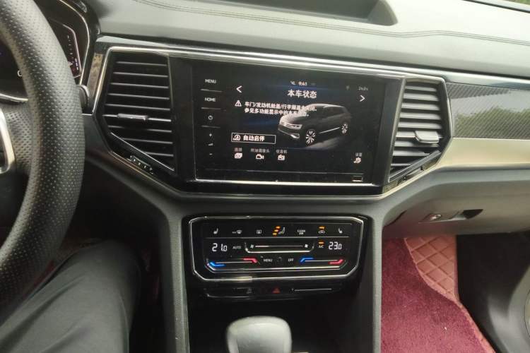 Used Volkswagen Teramont X 2019 330TSI Two-Wheel-Drive Prestige Luxury Edition Audio And AC Panel