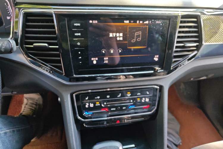 Used Volkswagen Teramont X 2019 380TSI Four-Wheel Drive Prestige Luxury Edition Audio And AC Panel
