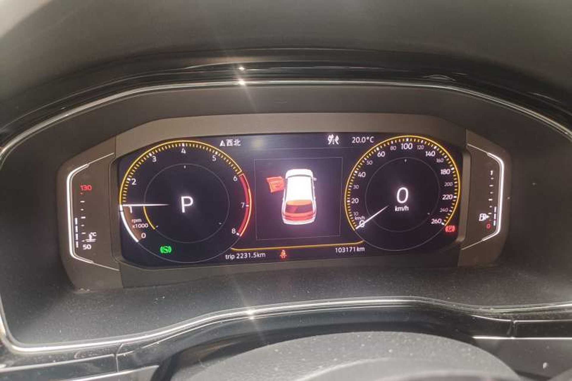 Used Volkswagen Teramont X 2019 380TSI Four-Wheel Drive Luxury Edition Instrument Cluster