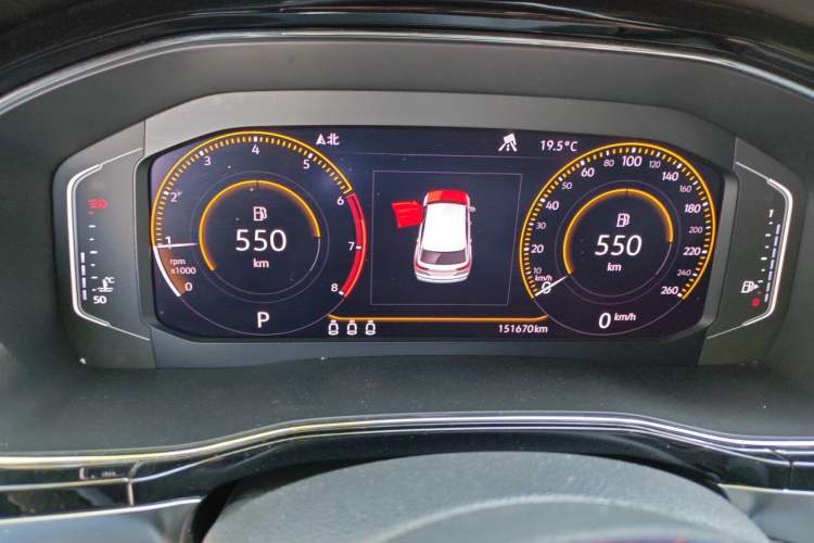 Used Volkswagen Teramont X 2019 380TSI Four-Wheel Drive Prestige Luxury Edition Instrument Cluster
