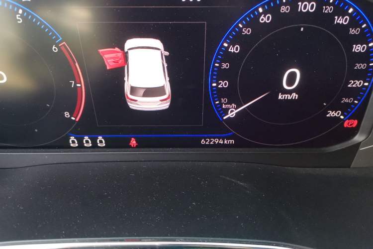 Used Volkswagen Teramont X 2019 380TSI Four-Wheel Drive Prestige Luxury Edition Odometer Close Up