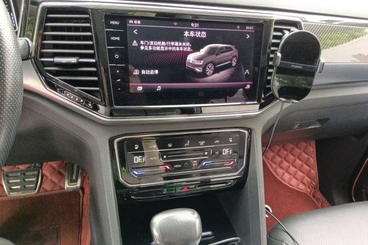 Used Volkswagen Teramont X 2019 530 V6 Four-Wheel Drive Prestige Flagship Edition Audio And AC Panel