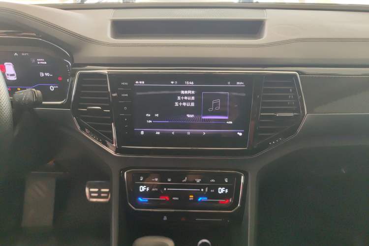 Used Volkswagen Teramont X 2019 530 V6 Four-Wheel Drive Prestige Flagship Edition Audio And AC Panel