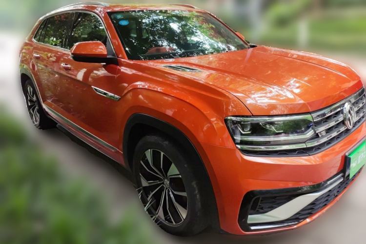 Used Volkswagen Teramont X 2019 530 V6 Four-Wheel Drive Prestige Luxury Edition Front Right 45 Deg