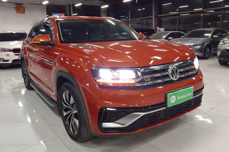 Used Volkswagen Teramont X 2019 530 V6 Four-Wheel Drive Prestige Luxury Edition Front Right 45 Deg