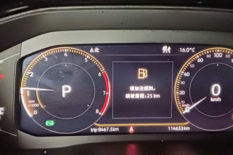 Used Volkswagen Teramont X 2019 380TSI Four-Wheel Drive Luxury Edition Instrument Cluster
