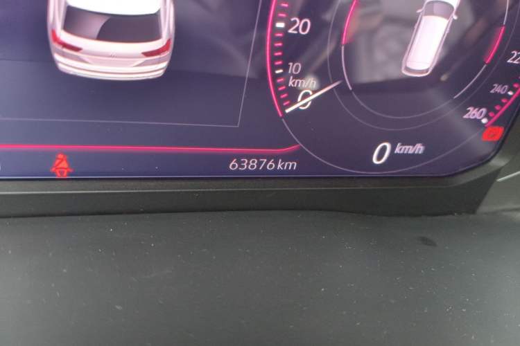 Used Volkswagen Teramont X 2019 530 V6 Four-Wheel Drive Prestige Flagship Edition Odometer Close Up