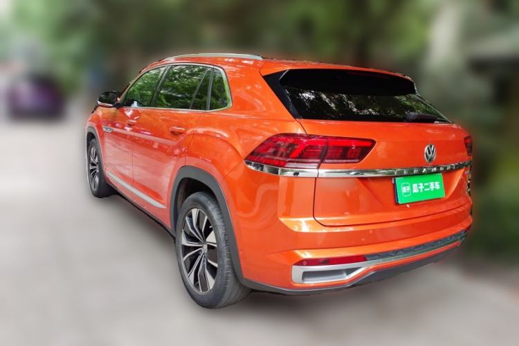 Used Volkswagen Teramont X 2019 530 V6 Four-Wheel Drive Prestige Luxury Edition Rear Left 45 Deg