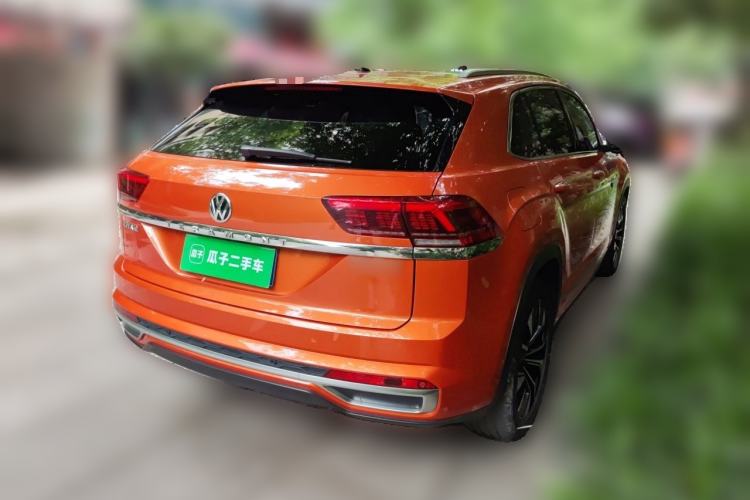 Used Volkswagen Teramont X 2019 530 V6 Four-Wheel Drive Prestige Luxury Edition Rear Right 45 Deg