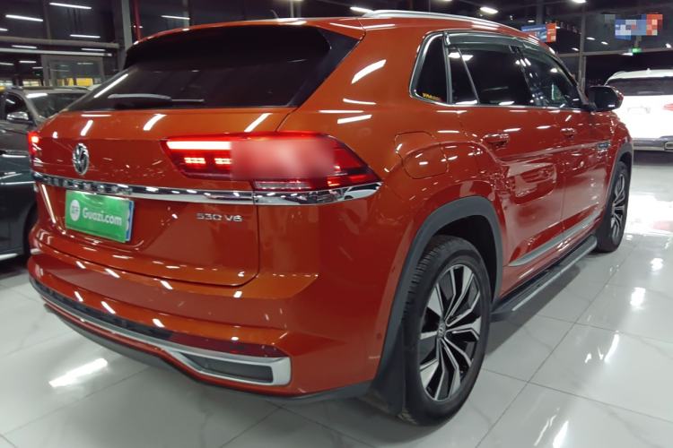 Used Volkswagen Teramont X 2019 530 V6 Four-Wheel Drive Prestige Luxury Edition Rear Right 45 Deg