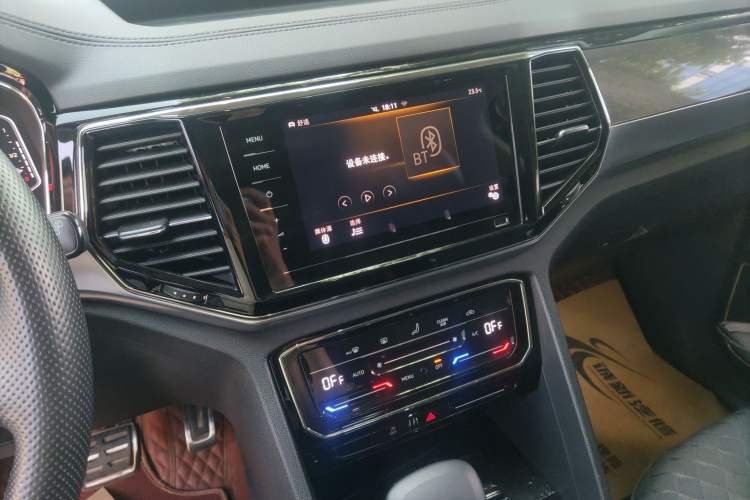 Used Volkswagen Teramont X 2020 Facelift 380TSI Four-Wheel Drive Luxury Edition Audio And AC Panel
