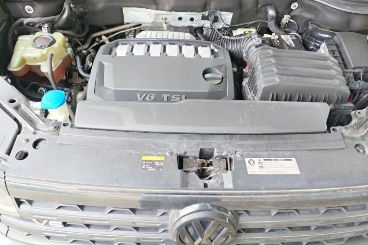 Used Volkswagen Teramont X 2020 Revised Version 530 V6 Four-Wheel Drive Prestige Luxury Edition Engine Bay
