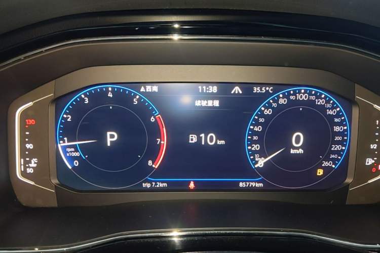 Used Volkswagen Teramont X 2020 Revised Version 380TSI Four-Wheel Drive Prestige Luxury Edition Instrument Cluster