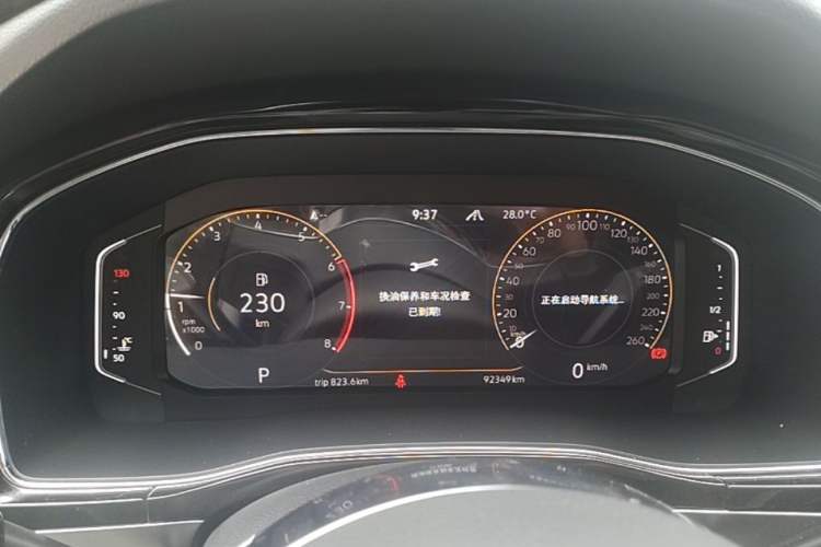 Used Volkswagen Teramont X 2020 Facelift 380TSI Four-Wheel Drive Luxury Edition Instrument Cluster