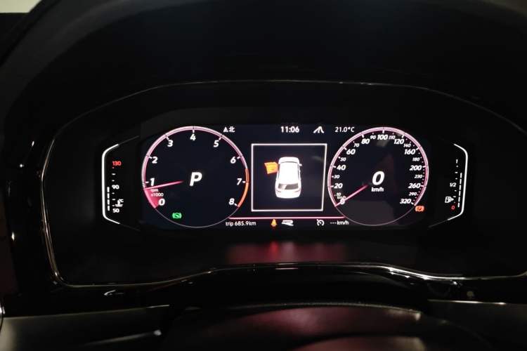 Used Volkswagen Teramont X 2020 Facelift 380TSI Four-Wheel Drive Luxury Edition Instrument Cluster