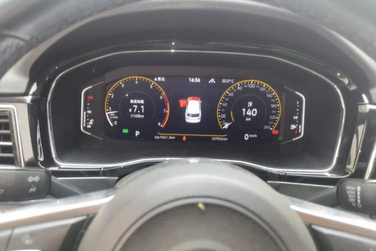 Used Volkswagen Teramont X 2020 Facelift 380TSI Four-Wheel Drive Luxury Edition Instrument Cluster