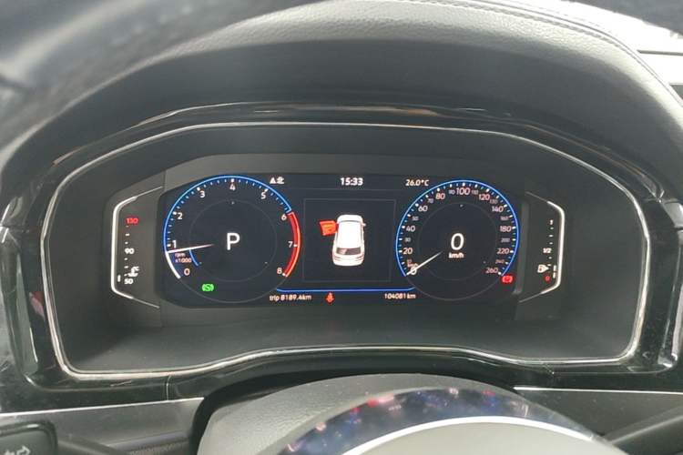 Used Volkswagen Teramont X 2020 Revised Version 330TSI Two-Wheel Drive Prestige Luxury Edition Instrument Cluster