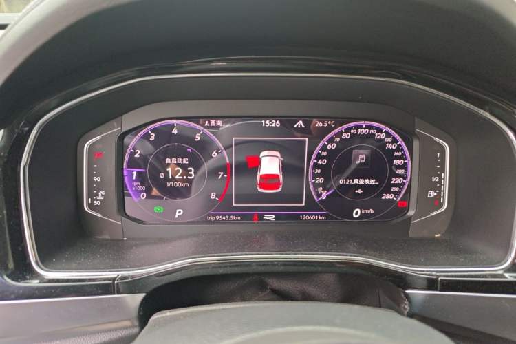 Used Volkswagen Teramont X 2020 Revised Version 380TSI Four-Wheel Drive Prestige Luxury Edition Instrument Cluster