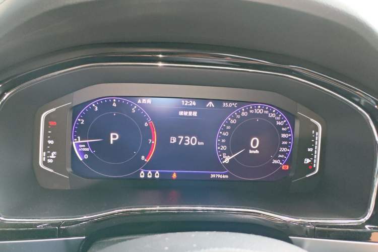 Used Volkswagen Teramont X 2020 Revised Version 530 V6 Four-Wheel Drive Prestige Luxury Edition Instrument Cluster