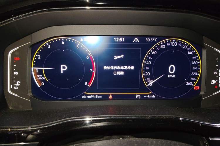 Used Volkswagen Teramont X 2020 Facelift 380TSI Four-Wheel Drive Luxury Edition Instrument Cluster