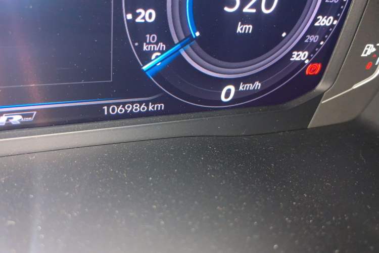 Used Volkswagen Teramont X 2020 380TSI Four-Wheel Drive Prestige Luxury Edition Odometer Close Up