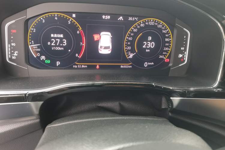Used Volkswagen Teramont X 2020 Facelift 380TSI Four-Wheel Drive Luxury Edition Odometer Close Up
