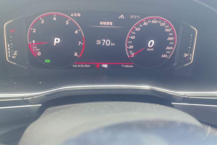 Used Volkswagen Teramont X 2020 380TSI Four-Wheel Drive Luxury Edition Odometer Close Up