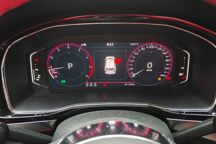 Used Volkswagen Teramont X 2020 Revised Version 330TSI Two-Wheel Drive Prestige Luxury Edition Odometer Close Up
