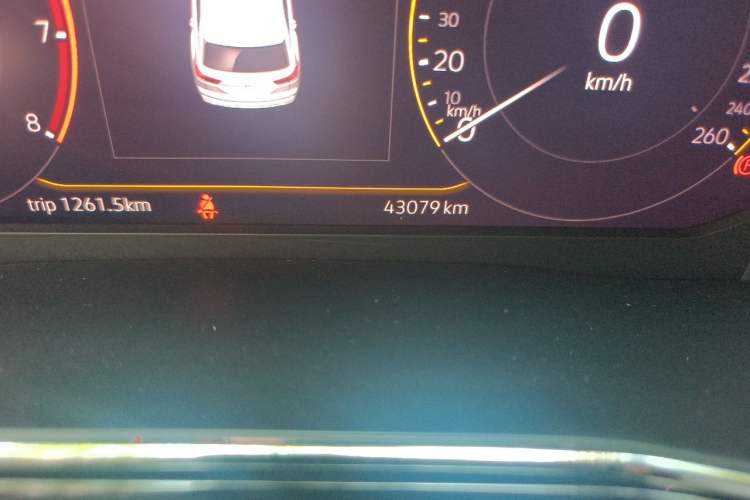 Used Volkswagen Teramont X 2020 Facelift 380TSI Four-Wheel Drive Luxury Edition Odometer Close Up