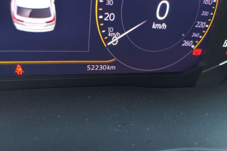 Used Volkswagen Teramont X 2020 Facelift 380TSI Four-Wheel Drive Luxury Edition Odometer Close Up