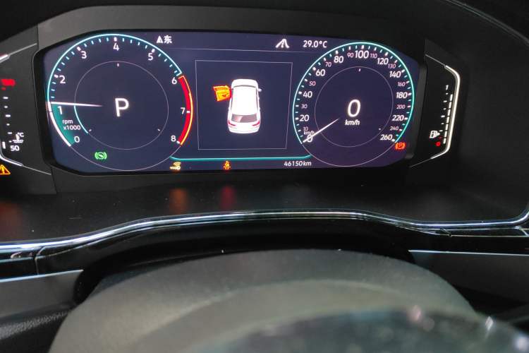 Used Volkswagen Teramont X 2020 380TSI Four-Wheel Drive Luxury Edition Odometer Close Up