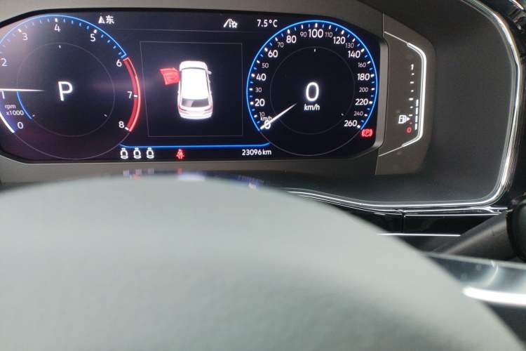 Used Volkswagen Teramont X 2020 380TSI Four-Wheel Drive Prestige Luxury Edition Odometer Close Up