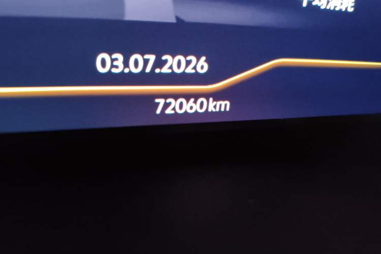 Used Volkswagen Teramont X 2020 Facelifted 330TSI Two-Wheel-Drive Luxury Edition Odometer Close Up