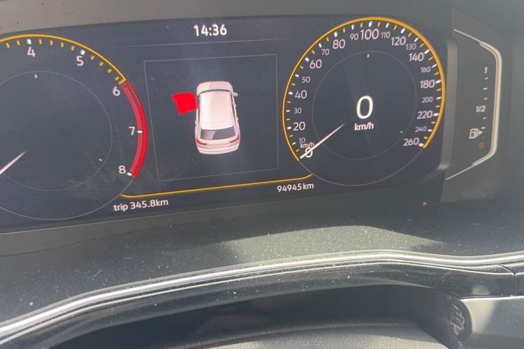 Used Volkswagen Teramont X 2020 Facelifted 330TSI Two-Wheel-Drive Luxury Edition Odometer Close Up