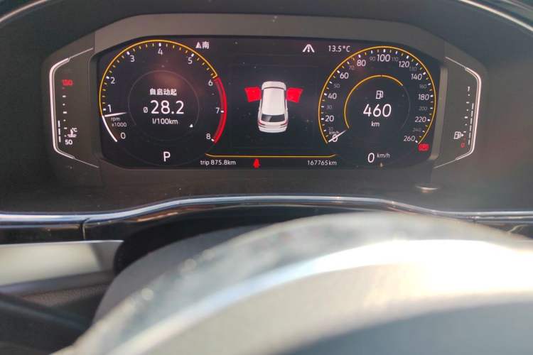 Used Volkswagen Teramont X 2020 380TSI Four-Wheel Drive Luxury Edition Odometer Close Up