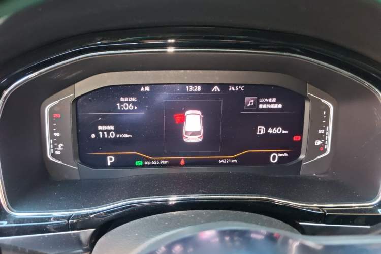 Used Volkswagen Teramont X 2020 Facelift 380TSI Four-Wheel Drive Luxury Edition Odometer Close Up