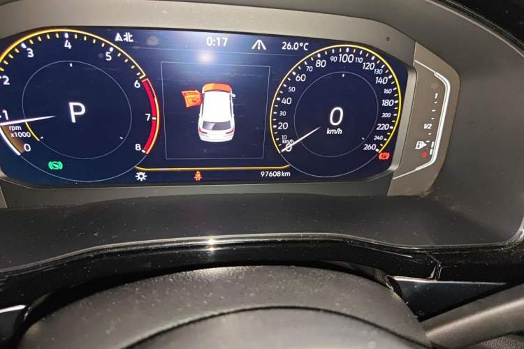 Used Volkswagen Teramont X 2020 380TSI Four-Wheel Drive Luxury Edition Odometer Close Up