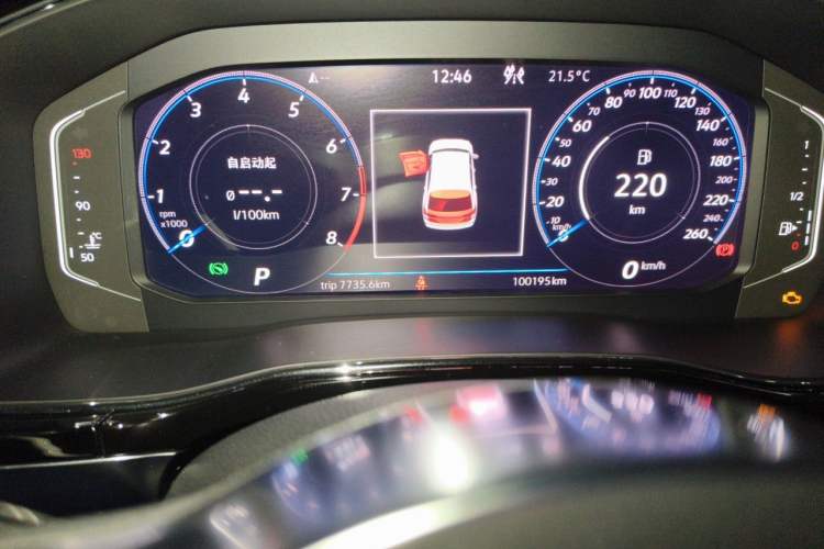 Used Volkswagen Teramont X 2020 Facelift 380TSI Four-Wheel Drive Luxury Edition Odometer Close Up