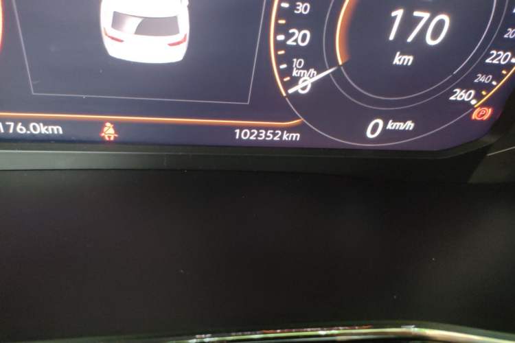 Used Volkswagen Teramont X 2020 380TSI Four-Wheel Drive Luxury Edition Odometer Close Up