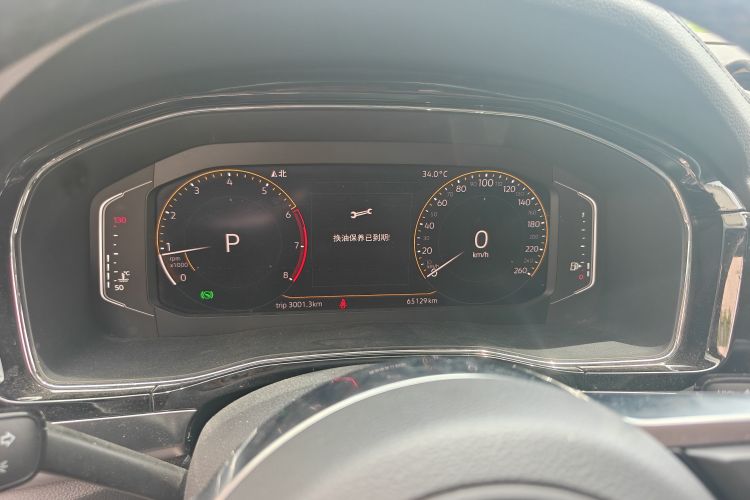Used Volkswagen Teramont X 2020 330TSI Two-Wheel-Drive Luxury Edition Odometer Close Up