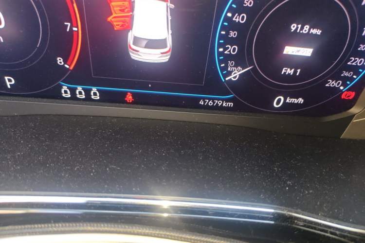 Used Volkswagen Teramont X 2020 Revised Version 380TSI Four-Wheel Drive Prestige Luxury Edition Odometer Close Up