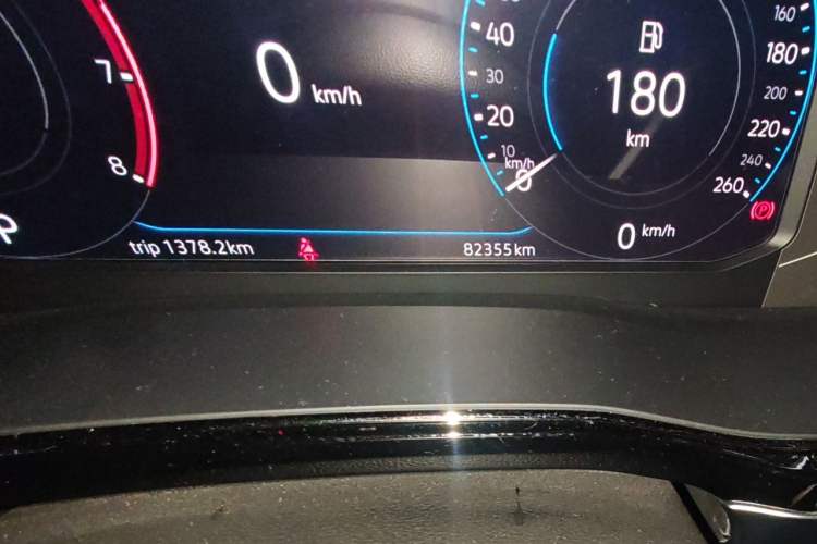 Used Volkswagen Teramont X 2020 380TSI Four-Wheel Drive Luxury Edition Odometer Close Up