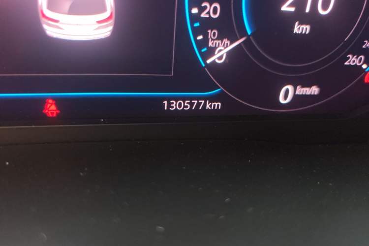 Used Volkswagen Teramont X 2020 Revised Version 380TSI Four-Wheel Drive Prestige Luxury Edition Odometer Close Up