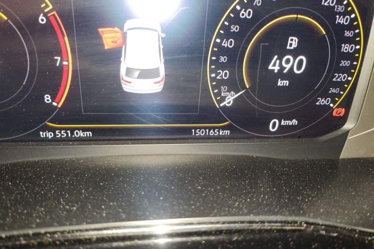 Used Volkswagen Teramont X 2020 Facelifted 330TSI Two-Wheel-Drive Luxury Edition Odometer Close Up