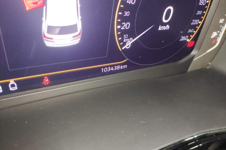 Used Volkswagen Teramont X 2020 Revised Version 380TSI Four-Wheel Drive Prestige Luxury Edition Odometer Close Up