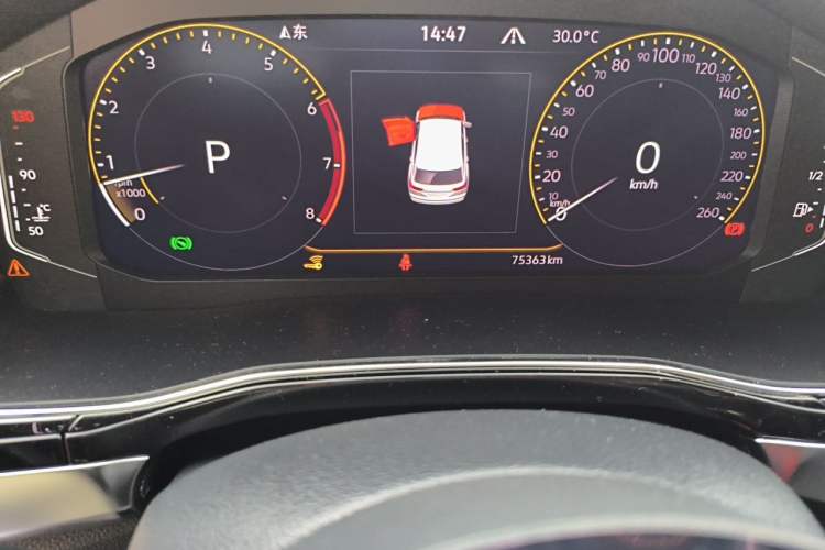 Used Volkswagen Teramont X 2020 Facelift 380TSI Four-Wheel Drive Luxury Edition Odometer Close Up